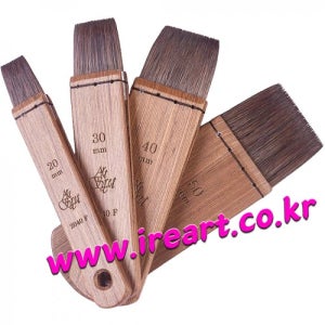 아트시크릿 2040F 평붓 백붓 넓은붓 배경붓 수채화붓 동양화붓 낱자루