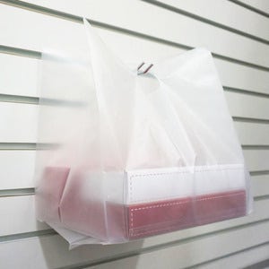 HD투명무지쇼핑백(대)(39cm+옆면6.5cm) x 48cm100매