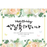 D1417 현수막 / 생일 현수막  제작 실사 출력  남친  여친 생일 축하  플랜카드