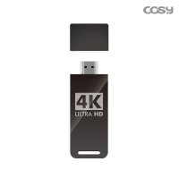 코시 4K UHD 고화질 미라캐스트 스마트폰 TV연결 CK3410WL