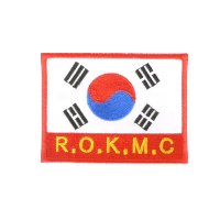 해병대 벨크로 태극기 와펜 군인 군대가방 패치 ROKMC 쿠닌