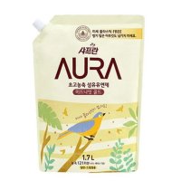 엘지생활건강 샤프란 아우라 리필 섬유유연제 미드나잇골드 1700ml