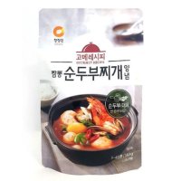 조림양념 소스류 고메레시피 순두부찌개양념 찌개소스 육수양념 140g X 2매입