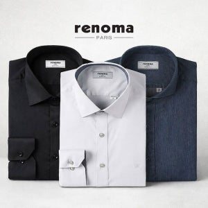 [롯데백화점] 레노마 셔츠 긴팔 스트레치 링클프리 이지케어 남성 정장 드레스 와이셔츠 LE1205482492