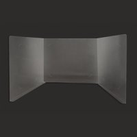 PP 투명 3단 가림판 대형 학교 식당 위생 책상 칸막이