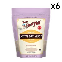 밥스레드밀 밥스 레드밀 액티브 드라이 이스트 227g x 6팩 지퍼백 글루텐프리 Gluten Active Dry Yeast