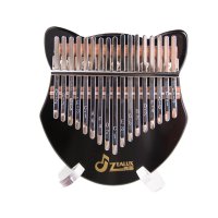 17 키 아크릴 칼림바 투명 mbira sanza 키 튜닝 해머