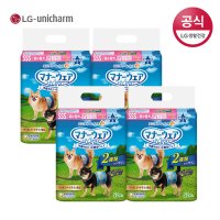 LG유니참 매너웨어 애견기저귀 남아용 SSS 52P x 4팩