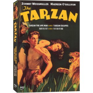 DVD 타잔2편 정글의왕타잔 타잔필사의탈출 The Tarzan -조니와이즈뮬러편