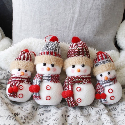 꾸미까 뜨개모자 눈사람 2p set