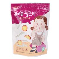 맘스미 유기농 쌀스틱 자색고구마 25g