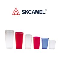 SKCAMEL 물컵 카페 식당 업소용 플라스틱컵 깨지지 않는 컵 식당용 컵