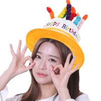 케익모자 케익 모자 파티 생일 고깔 왕관