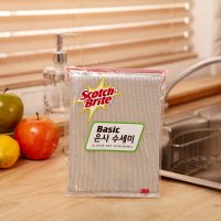 3M 스카치 브라이트 베이직 은사 수세미 1p S-net