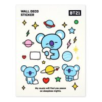 핫트랙스 모노폴리 BT21 월 데코 스티커 코야 KOYA