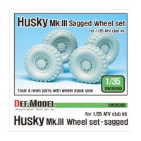 에칭 1 35 US Mrap Husky MK III sagged wheel set for AFV club kit 밀리터리 에칭 디오라마 조립 모형