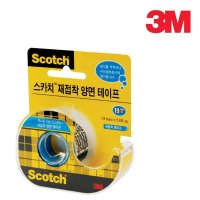 3M 스카치 투명 재접착 양면 테이프 238