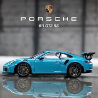 WELLY 1 24 포르쉐 911 GT3 RS 자동차 합금 자동차 모델 시뮬레이션 장