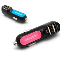 2포트 차량용 급속충전기 자동차 USB 시거잭 충전기