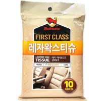 실내 청소 불스원 가죽크리너 티슈 10매 세정클리너