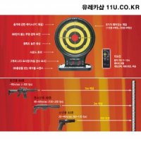 자동점수계산 디지털 타겟 권총 소총 스나이퍼건 가스건 비비탄 사격 연습 타겟 TARGET