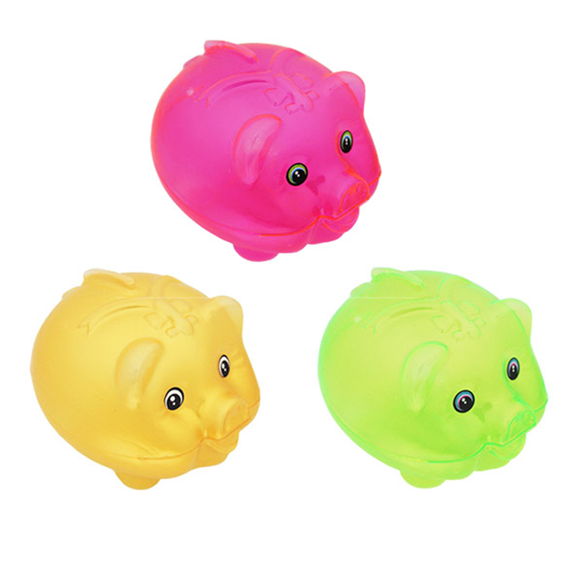 투명 돼지저금통 소형 미니 돼지 저금통 새해 선물