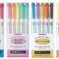 ZEBRA MILDLINER 제브라 마일드라이너 형광펜 5색 세트 지브라