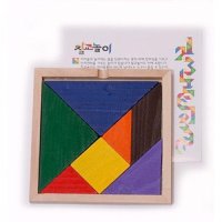 칠교놀이세트 130x130mm 문구 교재류 준비물 놀이교재