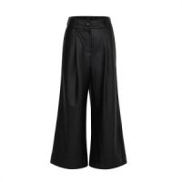 Kyra Vegan Leather Wide Pants 카이라 비건레더 와이드팬츠