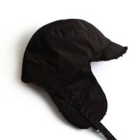 [unisex]F/W REVERSIBLE SATIN TROOPER HAT BLACK