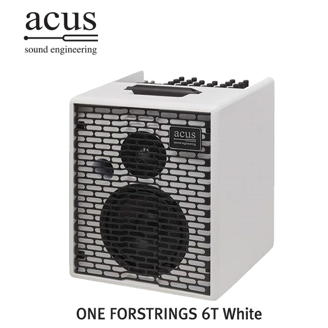 ACUS ONE FORSTRINGS 6T 130W 어쿠스 어쿠스틱 기타앰프-WHITE