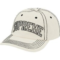 슈프림 빅 스티치 6패널 캠프캡 내추럴 Supreme Big Stitch 6-Panel FW20