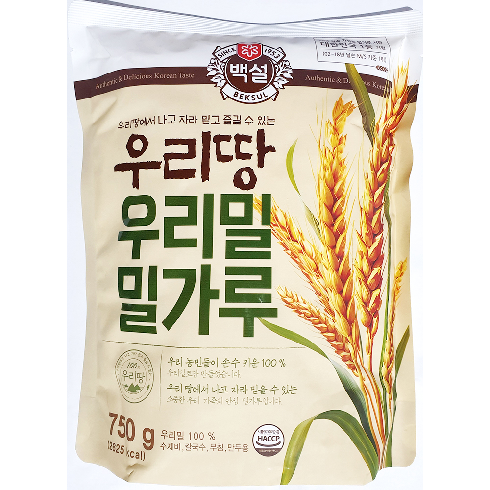 CJ제일제당 백설 찰 밀가루 3kg