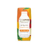 매일유업 상하목장 유기농 주스 사과오렌지케일 125ml