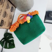 DIY 러플백 코바늘 손뜨개 가방 만들기 패키지 - 데일리가방 뜨개질 도안