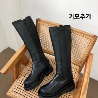 블랙 첼시 롱 부츠