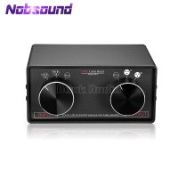 Nobsound 3-IN-3-OUT XLR 밸런스드RCA 스테레오 컨버터 오디오 셀렉터 박스 홈 앰프 용 패시브 프리 앰프