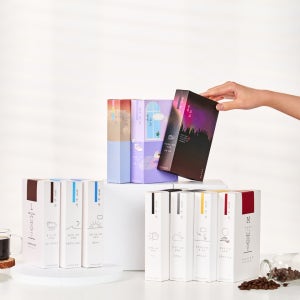 디저트기획전 힐링 한 권 더치커피 스틱 10종 300m, 커피아르케