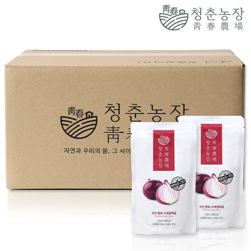 <b>청춘농장</b> 무안 <b>자색 양파</b>즙 실속형 120포