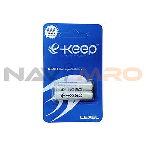 LEXEL e-keep AAA충전지 1.2V900mAh AAA2알 카드타입 / 상품코드:464025
