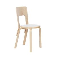 아르텍,아르텍 Chair 66 White/Birch