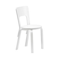 아르텍,아르텍 Chair 66 White Lacquered