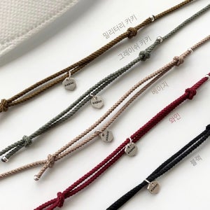 마스크&안경 스트랩목걸이 925실버+길이조절 , kabad(카바드)