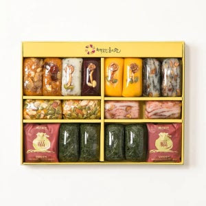 백년건강 2호 (쇼핑백 포함ㅣ밥알찹쌀떡 2개, 영양찰떡 16개)