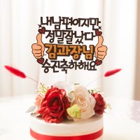 여신케이크토퍼 내남편이지만 승진 임신 퇴임 목표달성 축하 케이크토퍼 YP 케이크토퍼