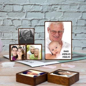 🎗추모영정🎗납골당 미니액자 원목 봉안당꾸미기 설날, 포토인스토리