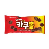 롯데웰푸드 롯데 크런키 카카오 쿠키볼 58g