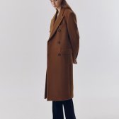 던스트 UNISEX NEW TAILORED DOUBLE-BREASTED CASHMERE COAT OLIVE CAMEL UDCO0F115CM