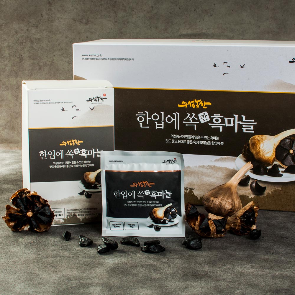 <b>의성농산</b> 한입에 쏙 흑마늘(의성 토종 깐흑마늘) 30팩