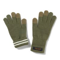 [노르딕아일랜드]Long-Touch Gloves - Olive